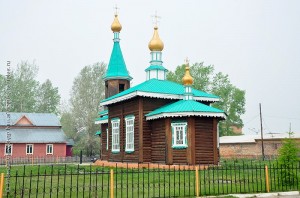 Свято-Троицкий храм в селе Новобирилюссы
